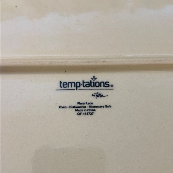 Floral Patterned Rectangular Tray - Picture 4 of 8